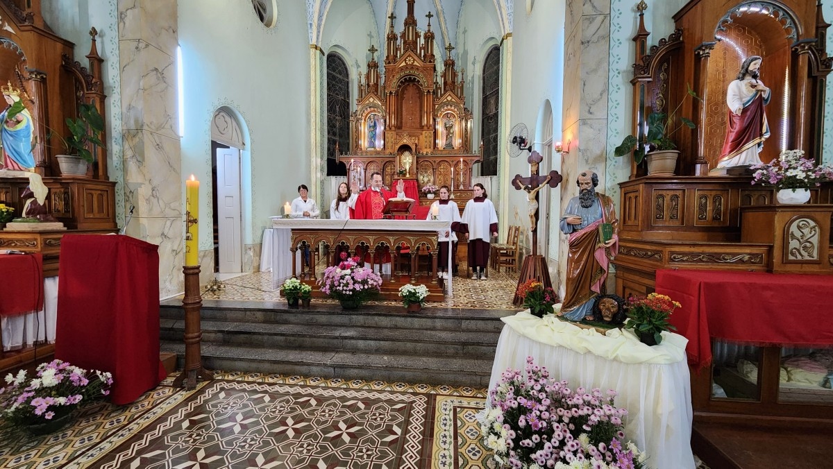 Paróquia de Marcorama celebra o seu padroeiro, São Marcos e os 75 anos da Igreja Matriz