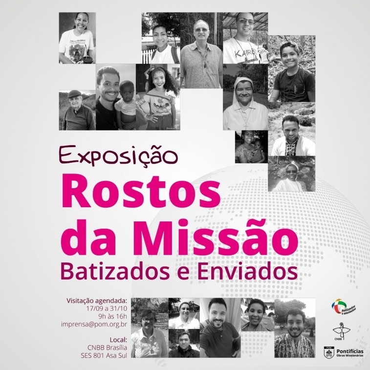 CNBB e Pontifícias Obras Missionárias lançam a Campanha Missionária 2019 e a exposição “Rostos da Missão”