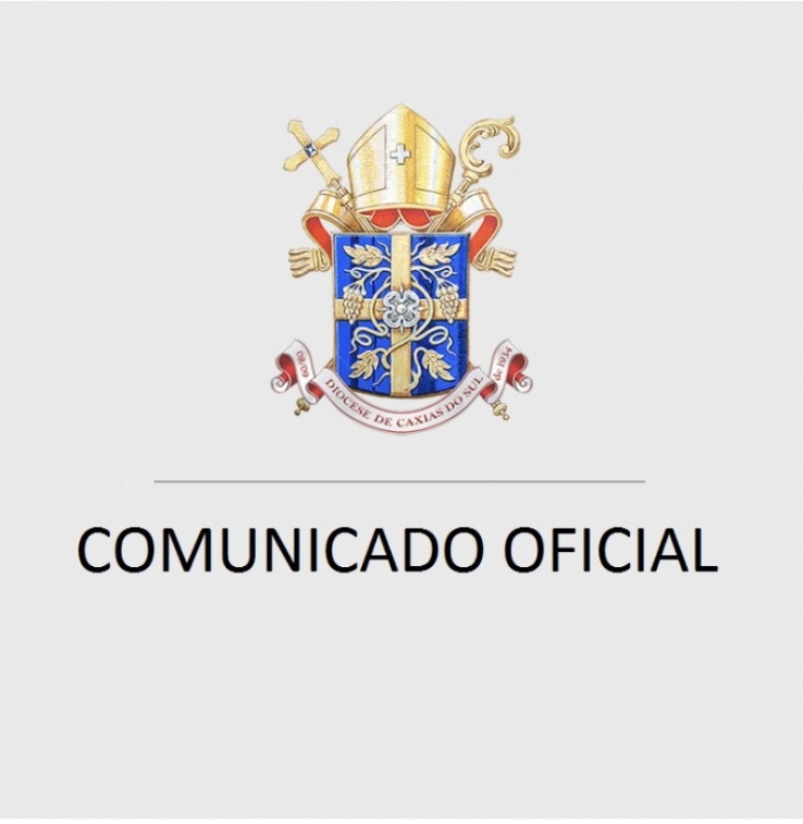 Comunicado oficial da Diocese de Caxias sobre a mudança de classificação da Serra Gaúcha para bandeira vermelha