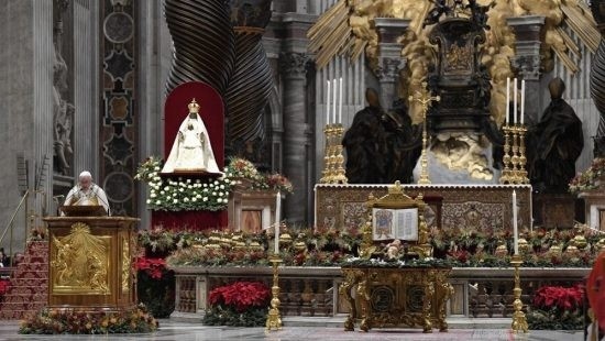 Papa celebra a missa de Ano Novo nesta quinta-feira, 31 de dezembro, na Basílica de São Pedro, às 13h, no horário de Brasília