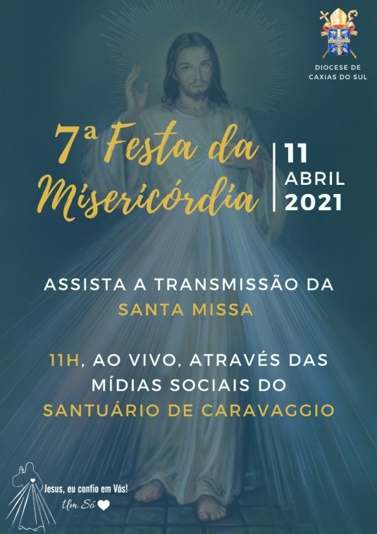 Movimento Um Só Coração realiza festa da Misericórdia neste dia 11 de abril
