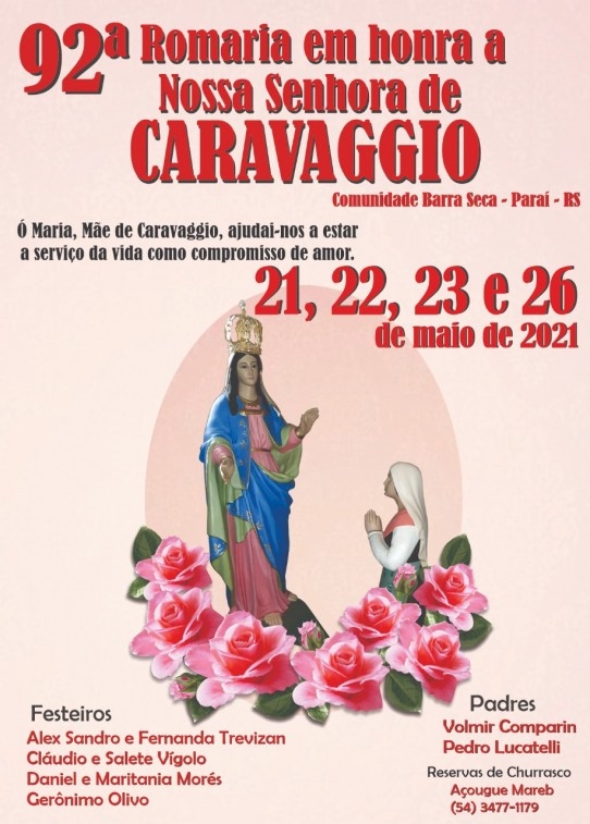 Comunidade de Barra Seca prepara a 92ª edição Romaria em honra a Nossa Senhora de Caravaggio, em Paraí