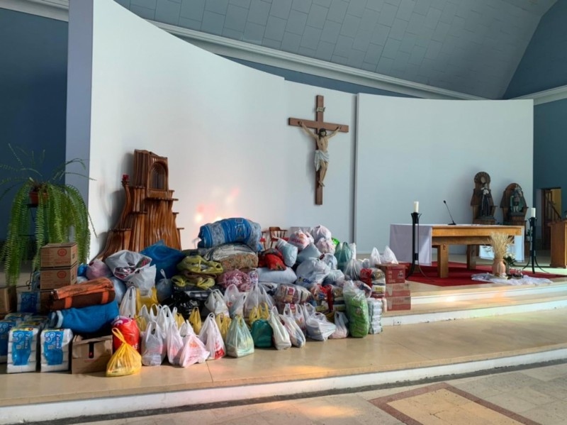 Mais de 40 toneladas de alimentos são partilhadas pelos fiéis na Diocese de Caxias do Sul em campanha realizada na semana de Corpus Christi