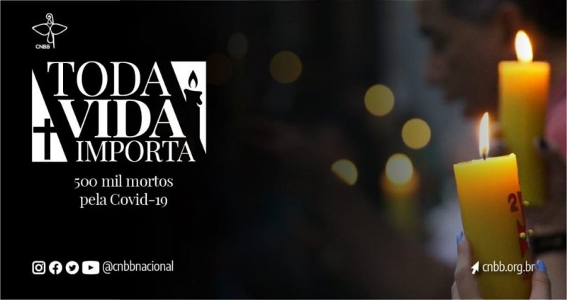 Igreja Católica homenageia os 500 mil mortos pela Covid-19 no Brasil