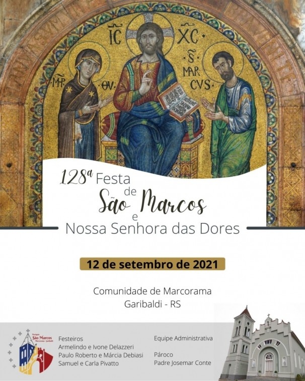 Paróquia de Marcorama prepara 128ª festa de São Marcos e Nossa Senhora das Dores