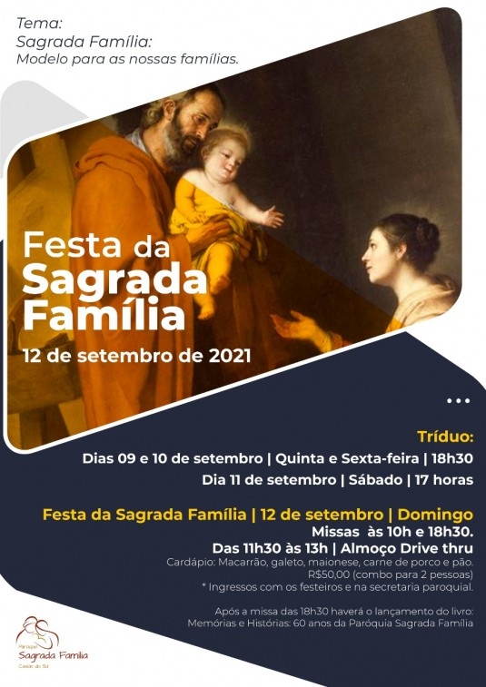 Paróquia Sagrada Família festeja a memória da Família de Nazaré, em Caxias