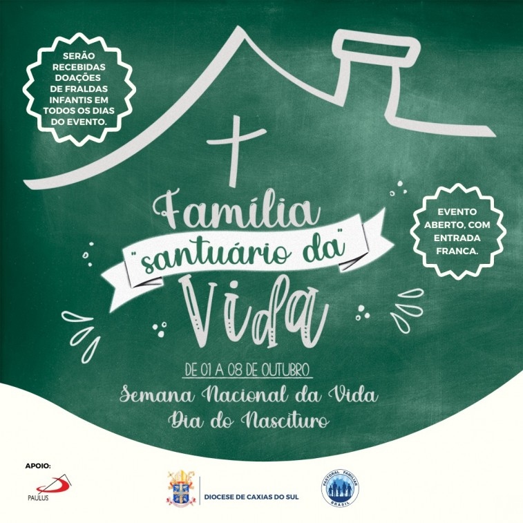 Pastoral Familiar prepara programação da 1ª Semana da Vida e Dia do Nascituro na Diocese de Caxias do Sul