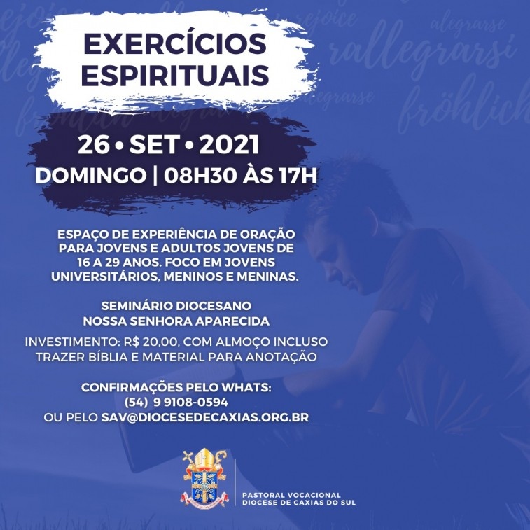 Pastoral Vocacional da Diocese de Caxias do Sul promove Exercícios Espirituais para Jovens