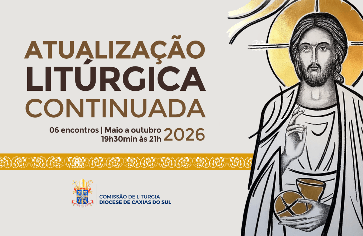 Foto de capa da notícia Comissão de Liturgia da Diocese de Caxias do Sul prepara ciclo formativo de seis encontros de maio a outubro de 2026