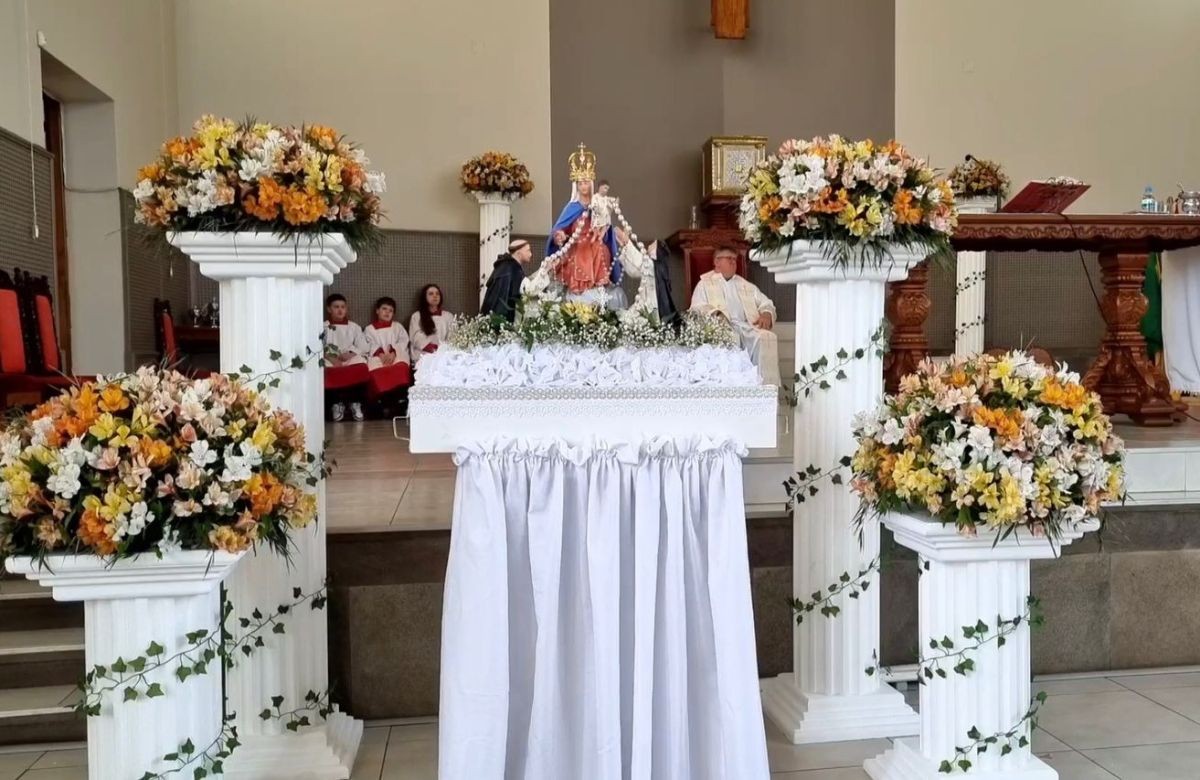 Foto de capa da notícia Comunidade do município de São Jorge celebra 40ª Festa em honra a Nossa Senhora do Rosário de Pompeia