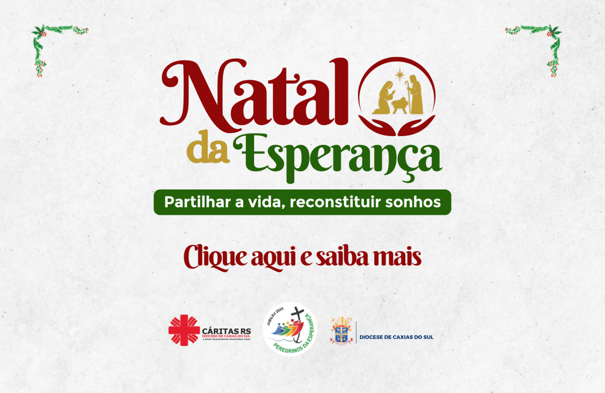 Foto de capa da notícia Cáritas lança campanha "Natal da Esperança" com meta de R$ 150 mil para 1.500 cestas básicas
