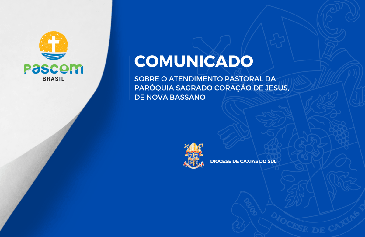 Foto de capa da notícia Comunicado sobre o atendimento pastoral da Paróquia Sagrado Coração de Jesus, de Nova Bassano