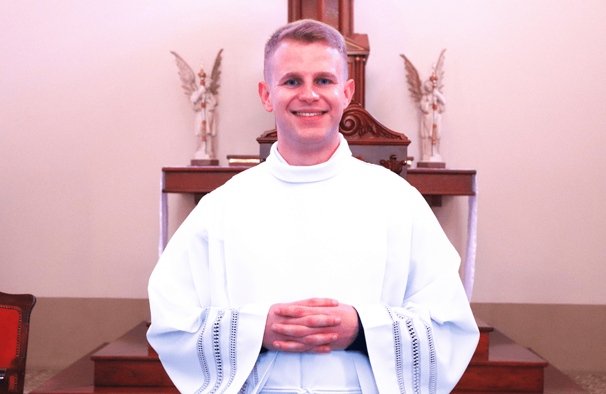 Foto de capa da notícia Seminarista Eduardo Cantelli será ordenado diácono no dia 26 de abril no Santuário Santo Antônio, em Bento Gonçalves