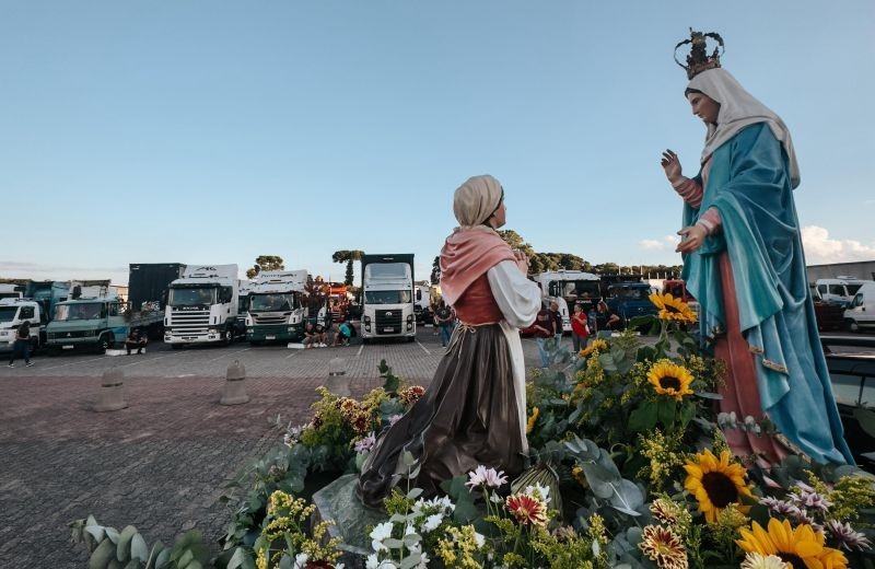 Foto de capa da notícia Fé e devoção marcam o início das Pré-Romarias em  preparação para a 146ª Romaria de Nossa Senhora de Caravaggio