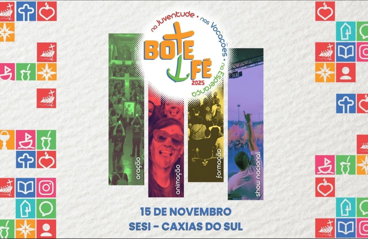 Foto de capa da notícia 4ª edição do Bote Fé, que vai acontecer em Caxias do Sul, é lançada pelo Serviço de Evangelização da Juventude do RS