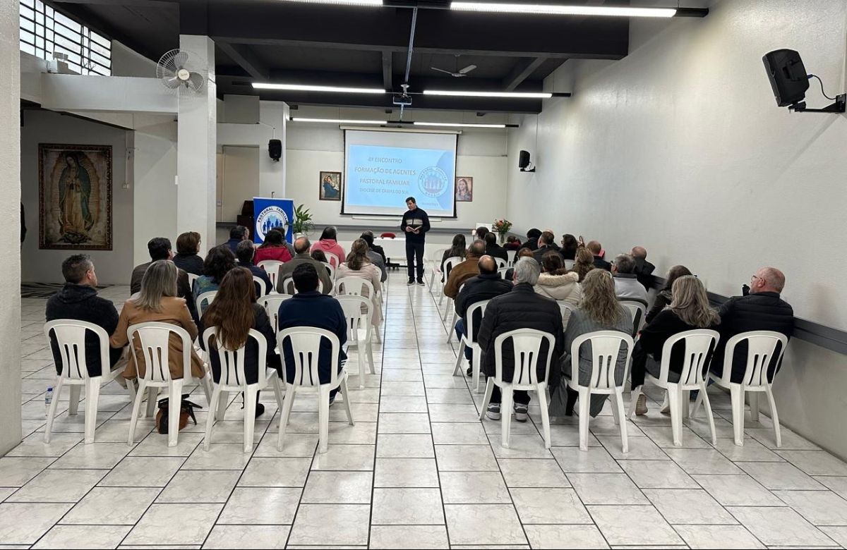 Foto de capa da notícia Pastoral Familiar da Diocese de Caxias realiza terceiro encontro para início do novo itinerário de catequese matrimonial