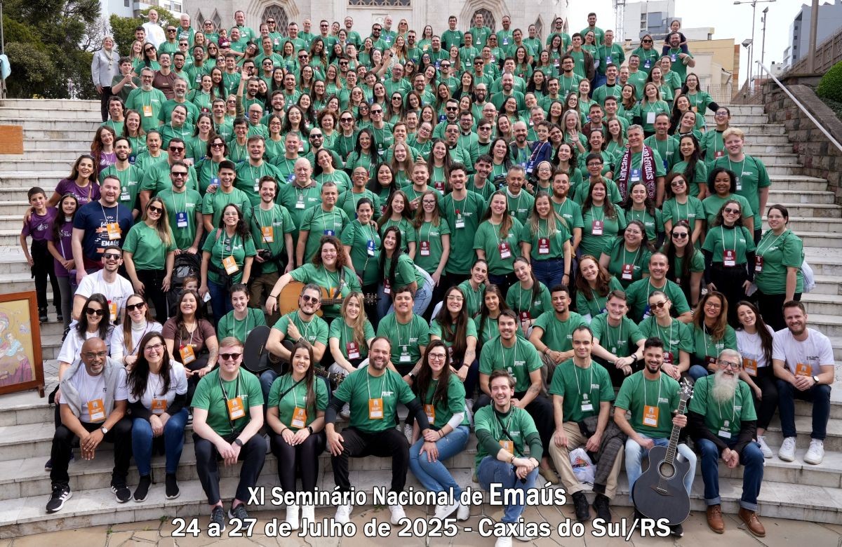 Foto de capa da notícia XI Seminário Nacional de Emaús reúne jovens de todo o Brasil em Caxias do Sul