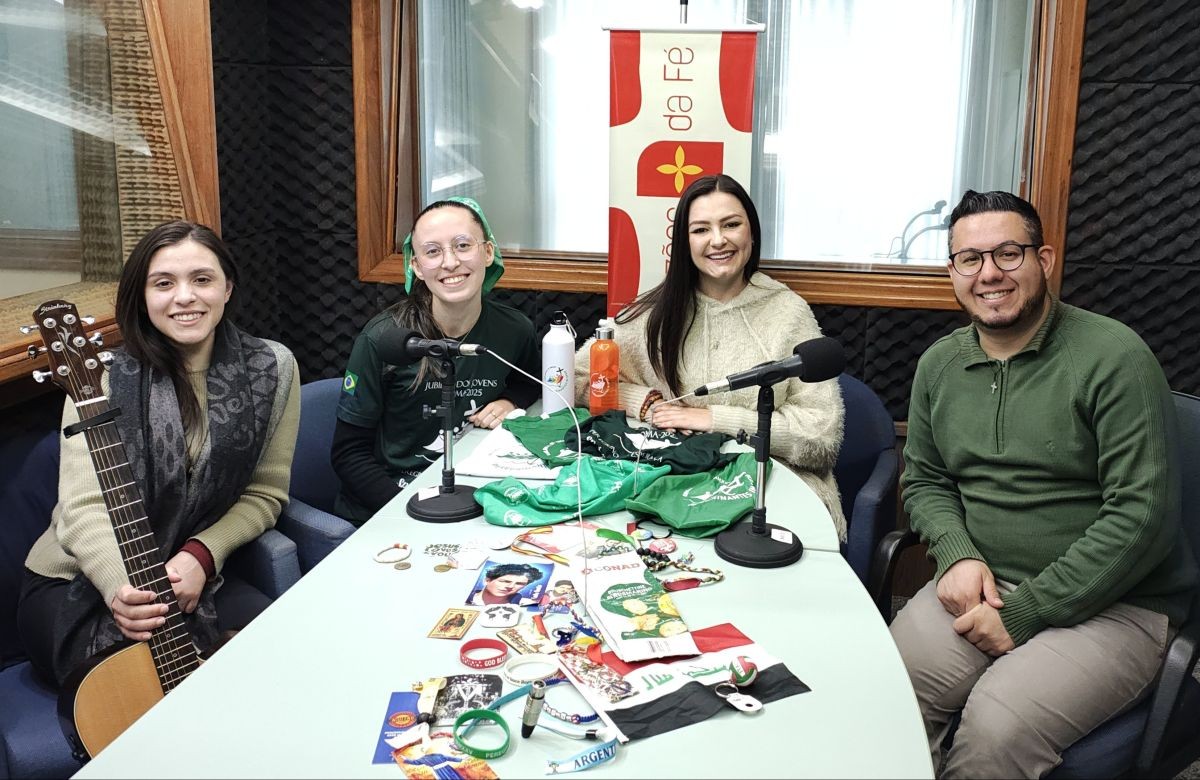 Foto de capa da notícia Programa Razões da Fé conta com a partilha de experiências de jovens que participaram do Jubileu em Roma
