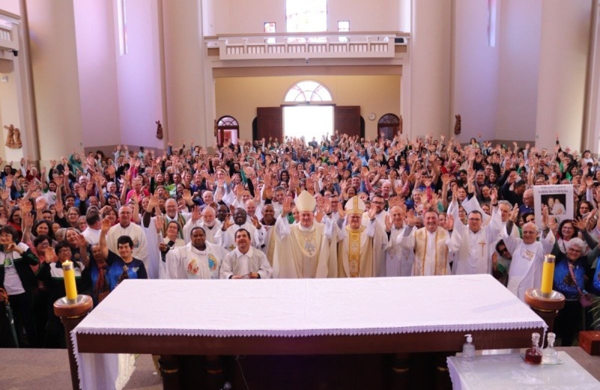 Foto de capa da notícia Pastoral da Criança celebra 40 anos de vida e missão na Diocese de Caxias do Sul