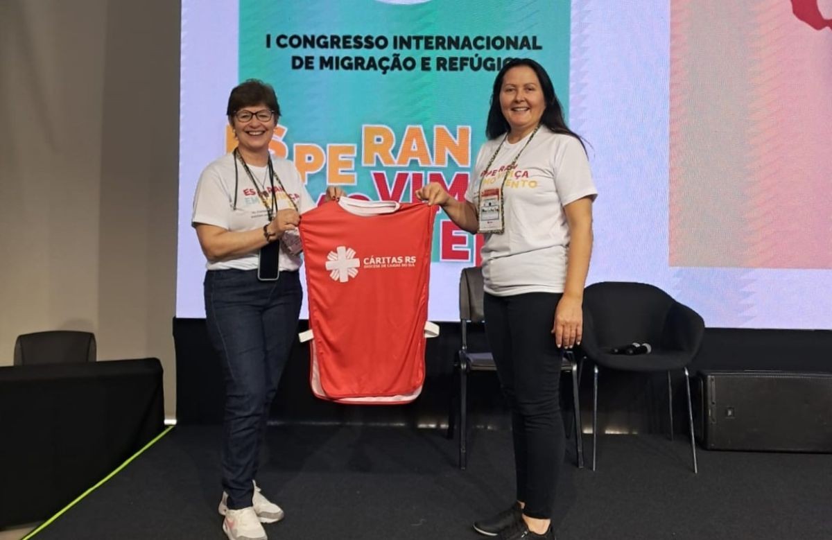 Foto de capa da notícia Diocese de Caxias do Sul marca presença no I Congresso Internacional de Migração e Refúgio, em Foz do Iguaçu