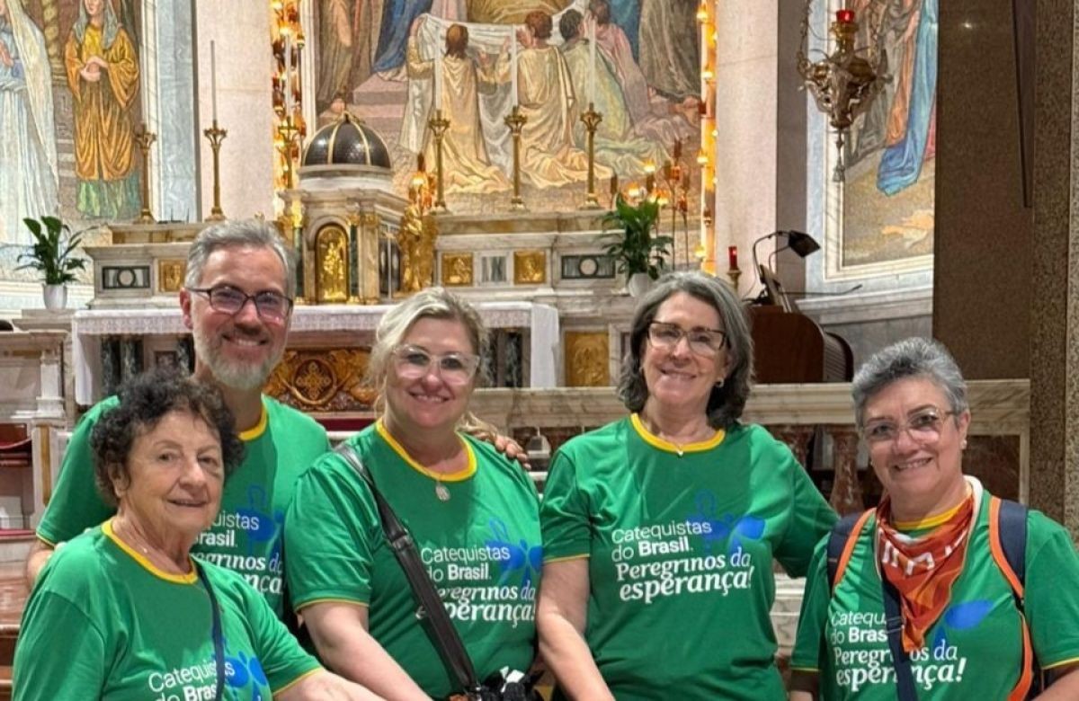 Foto de capa da notícia Peregrinos da Diocese de Caxias do Sul participam, em Roma, do Jubileu dos Catequistas