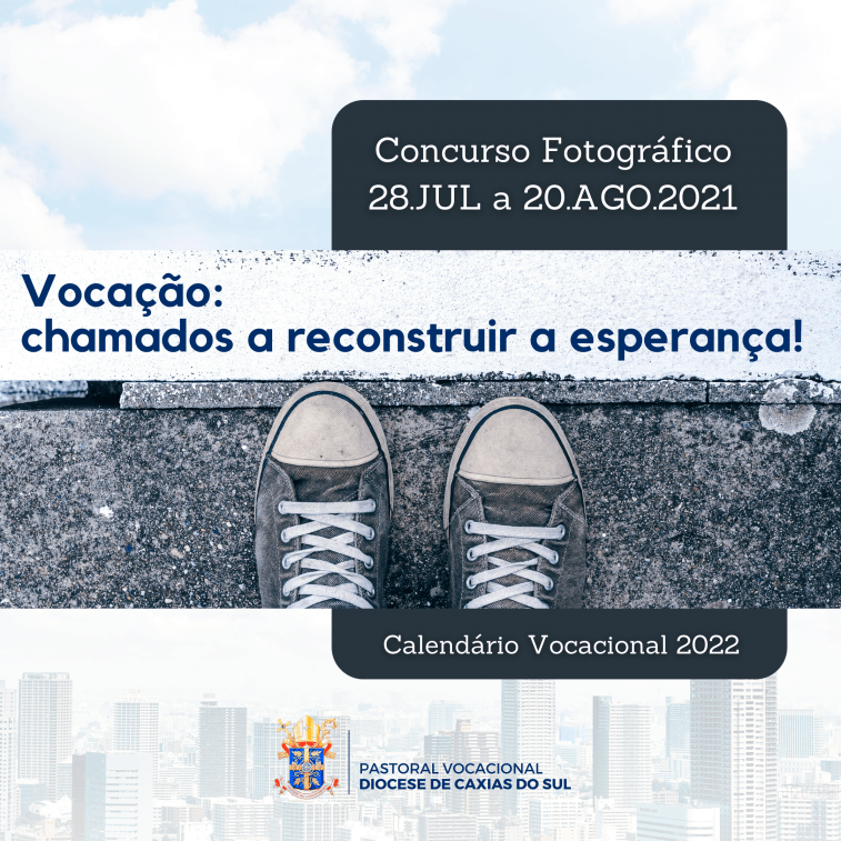 Pastoral Vocacional da Diocese de Caxias do Sul lança concurso fotográfico do Calendário Vocacional 2022