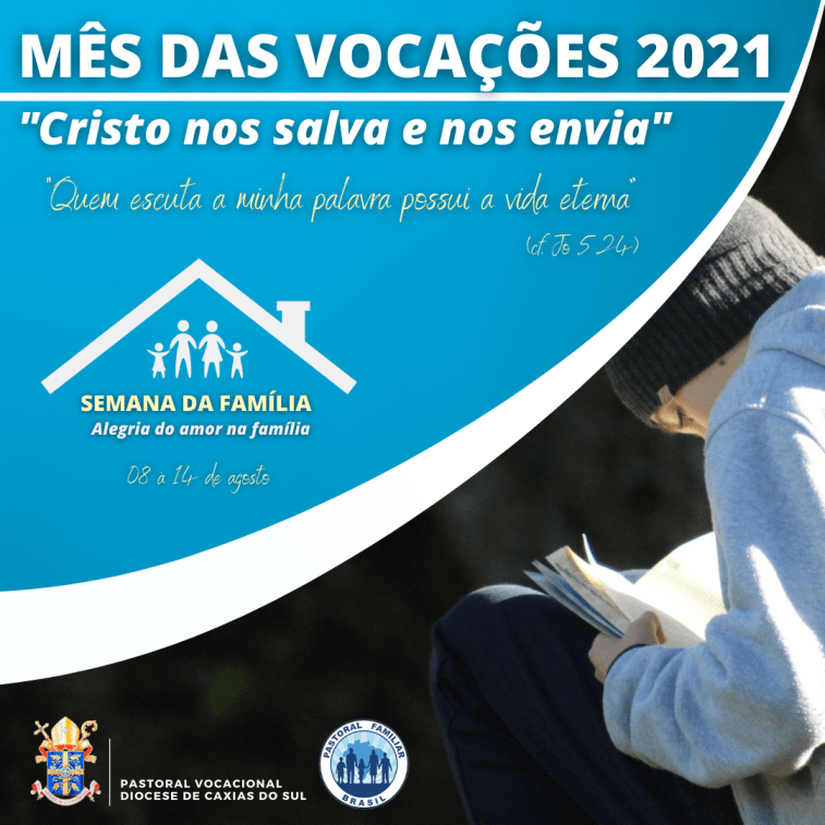 Diocese de Caxias do Sul lança campanha de comunicação para o Mês das Vocações 2021