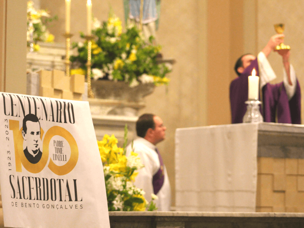 Abertas as atividades do Centenário Sacerdotal da ordenação do padre Tomé Lunelli, o primeiro nascido em Bento Gonçalves