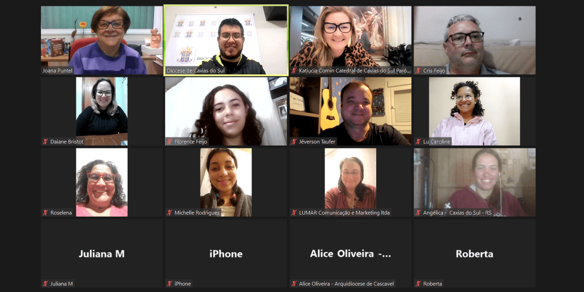 Sétimo encontro da Escola de Comunicadores da Diocese de Caxias reflete sobre instrução Communio et Progressio