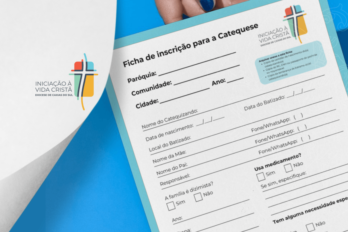 Comissão de Iniciação à Vida Cristã da Diocese de Caxias disponibiliza formulários para inscrições da Catequese 2024-2025