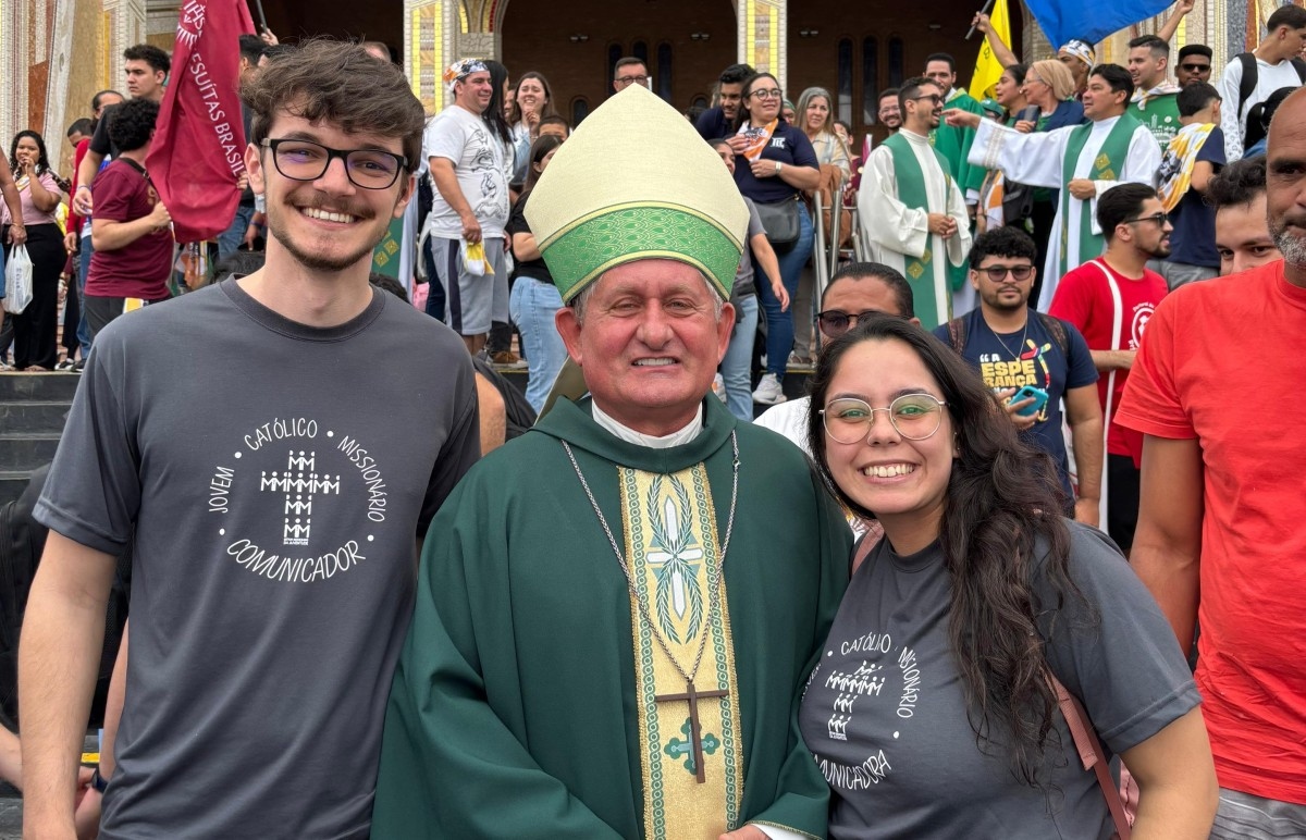 Jovens da Diocese de Caxias participam de encontro dos Responsáveis Diocesanos e Jubileu da Juventude no Santuário de Aparecida