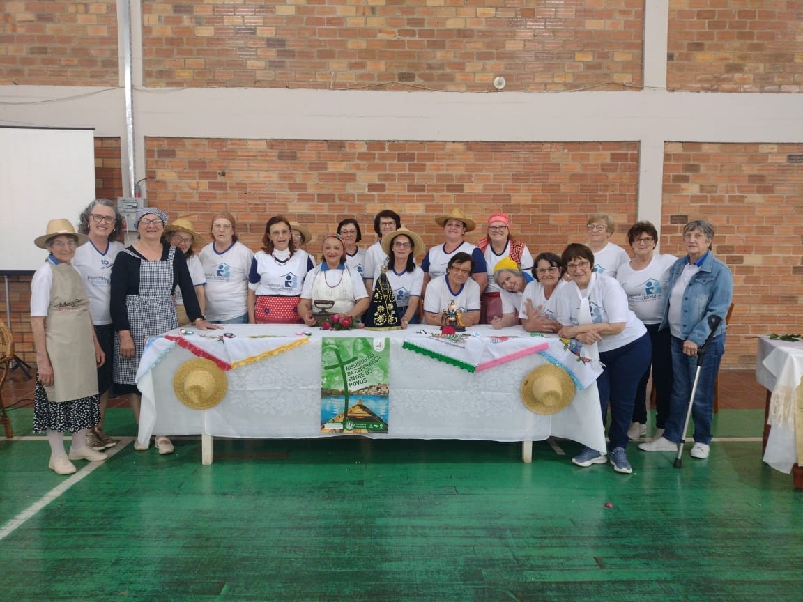 Líderes da Pastoral da Pessoa Idosa do Vicariato de Nova Prata se reúnem em São Jorge para formação e celebração