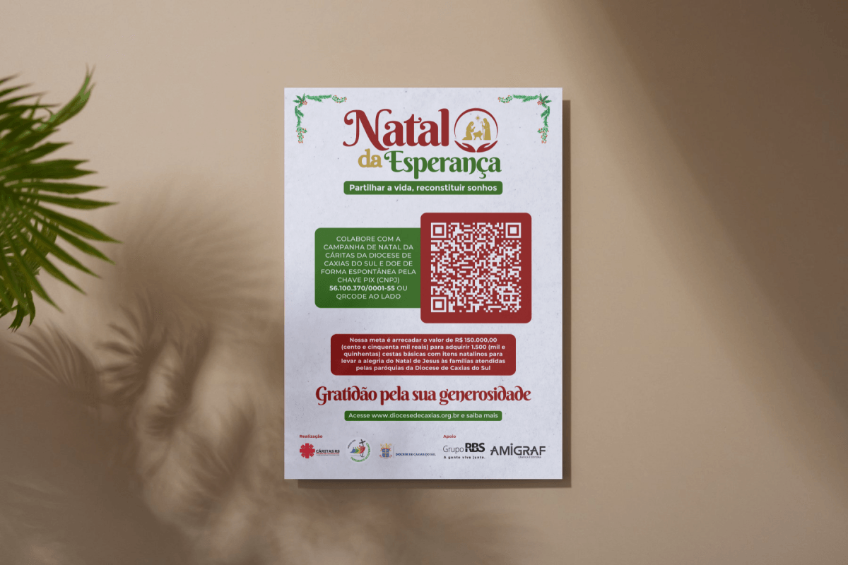 "Dia D" do Natal da Esperança, para arrecadação de doações será neste sábado, 1º de novembro, em Caxias do Sul