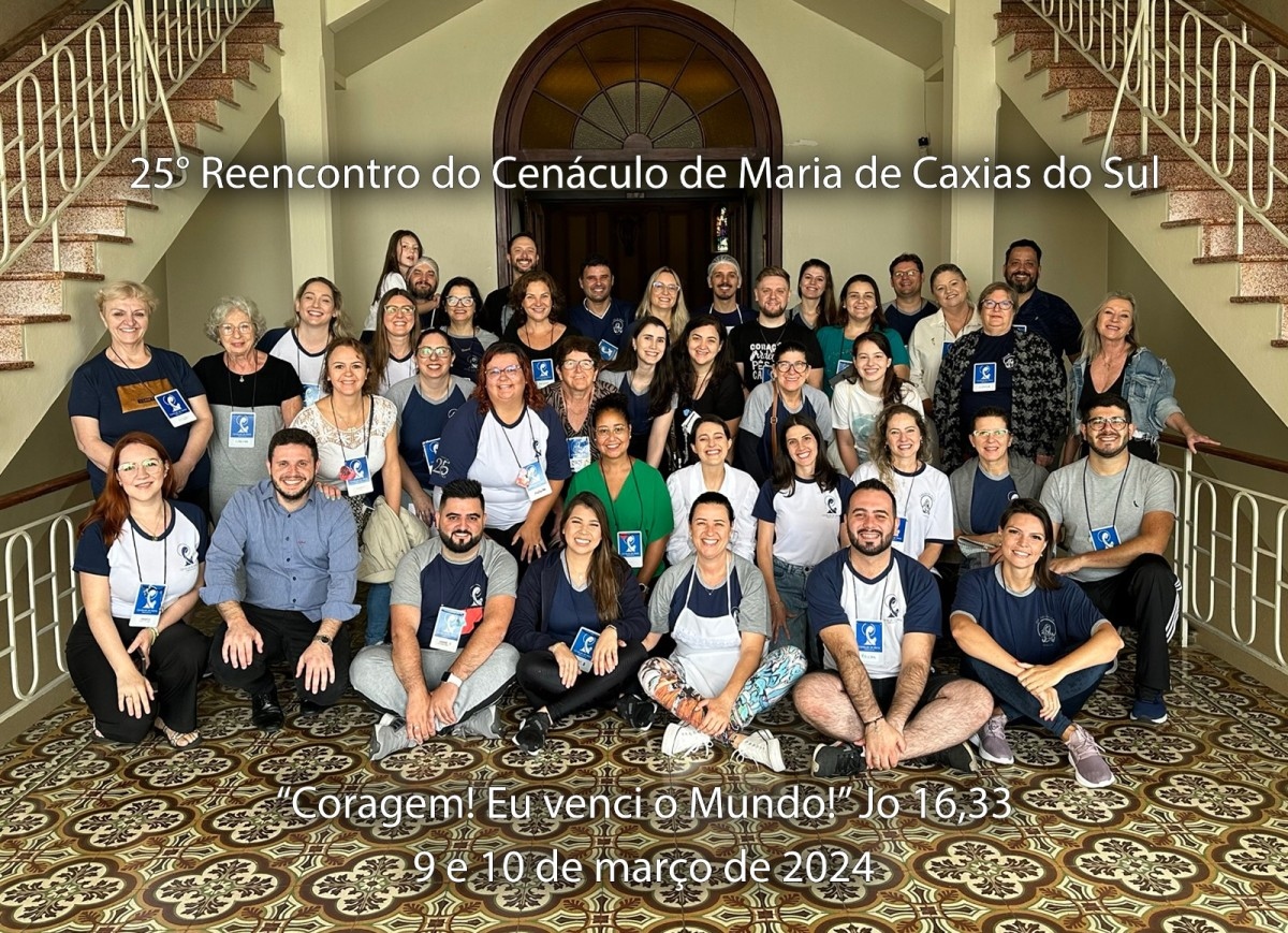 Cenáculo de Maria de Caxias do Sul realiza 25ª edição do reencontro anual, no Seminário Aparecida
