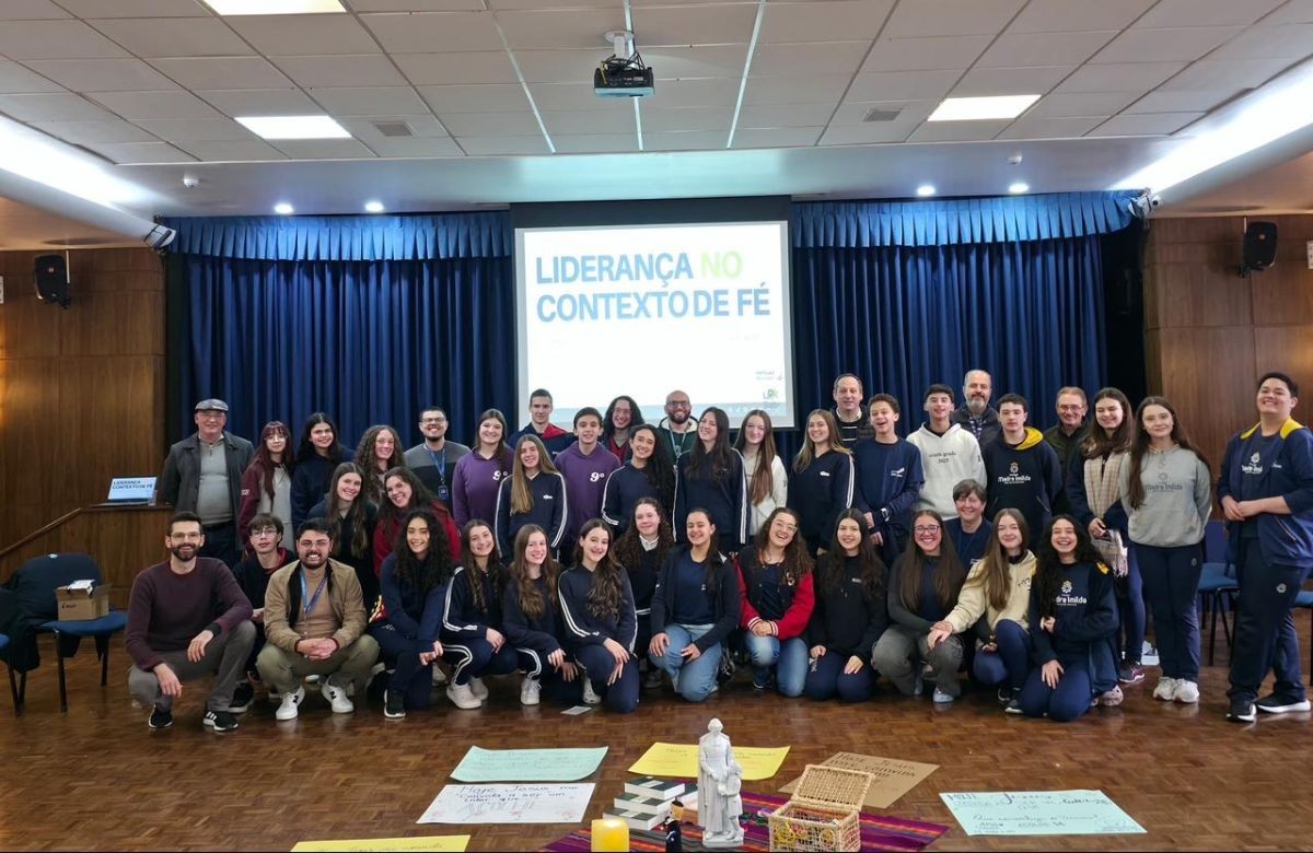 Foto de capa da notícia Segundo encontro de lideranças das escolas católicas reúne 30 jovens das instituições de ensino de Caxias do Sul