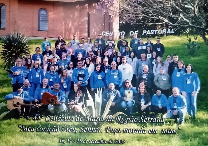44º Retiro do Cenáculo de Maria - Região Serrana reuniu 38 novos cenantes e dezenas de pessoas nas equipes de trabalho