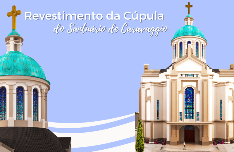Foto de capa da notícia Santuário de Caravaggio receberá o manto em honra a Nossa Senhora, rainha e padroeira da Diocese de Caxias do Sul